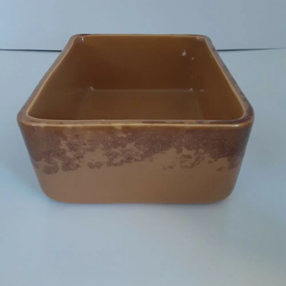 Vintage California Pottery U.S.A. Rectangular Stoneware